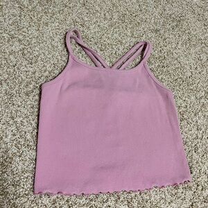 Pink tank top